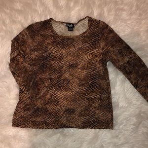 Super Soft Snakeskin 3/4 sleeve shirt